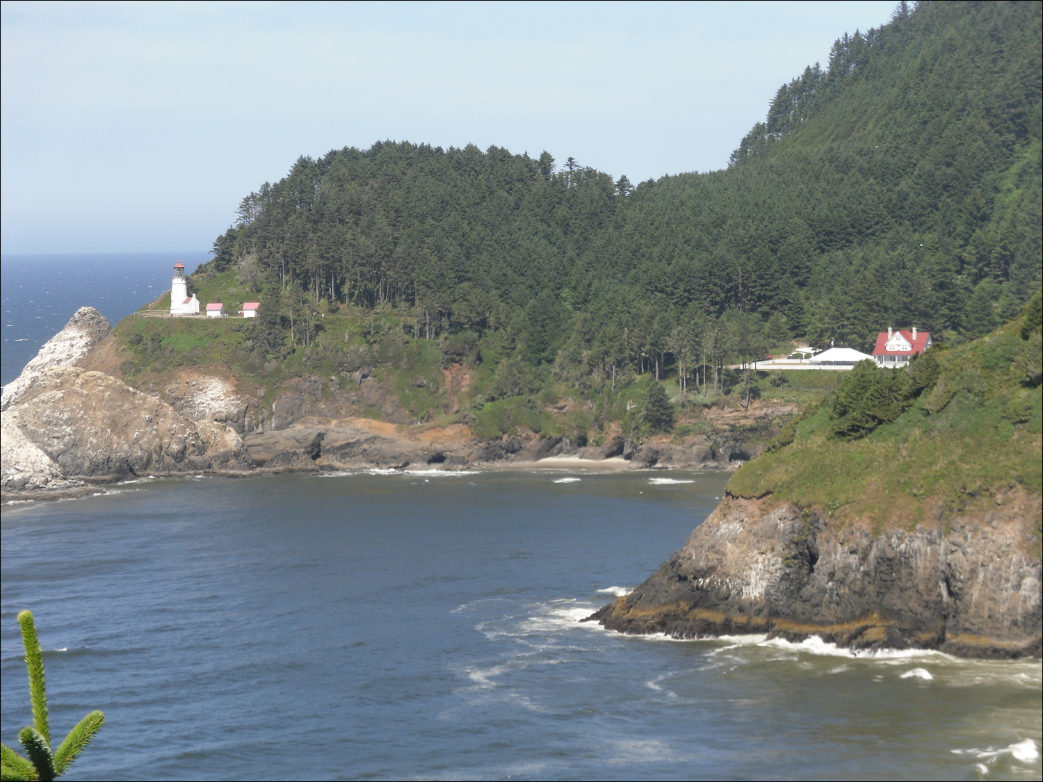 Yachats, OR- Photos taken at Heceta Lighthouse-back from the next point